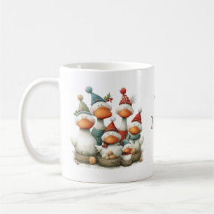 Mug Six oies fantaisistes pondent pour les 12 Jours de