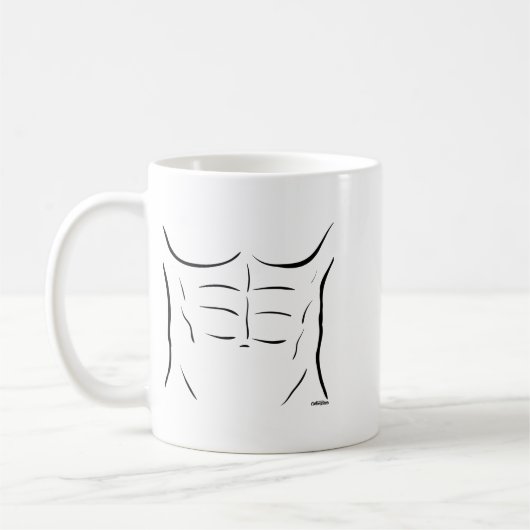 Mug Six Pack Abs  (Gauche)