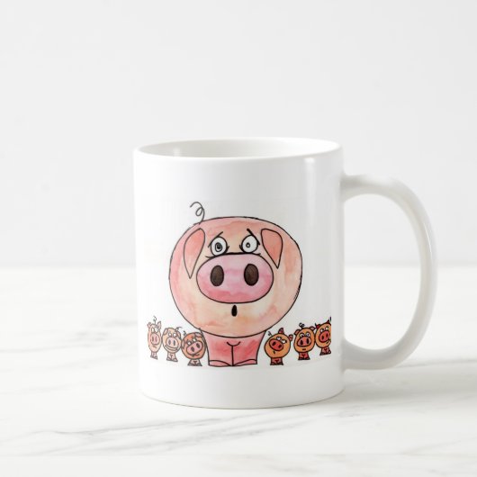 Mug Six petits porcs (Droite)