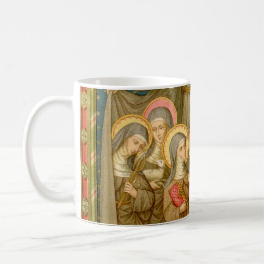 Mug Six Saints des Clarés pauvres (SAU 027b) (Gauche)