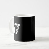 Mug Six Sept Cool Nombre Génération Alpha Argot 6 7 Te (Devant gauche)