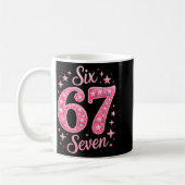 Mug Six Seven 67 Birthdayalpha Slang Gen 67th Number 6 (Gauche)