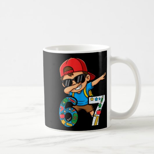Mug Six Seven 67 Days Of School Funny Meme Student Dab (Droite)