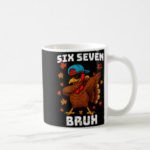Mug Six Seven 67 drôle de mème de Thanksgiving reconna