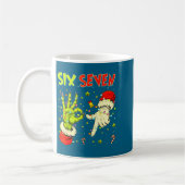 Mug Six Seven 67 Funny Hand-sign Christmas Meme (Gauche)