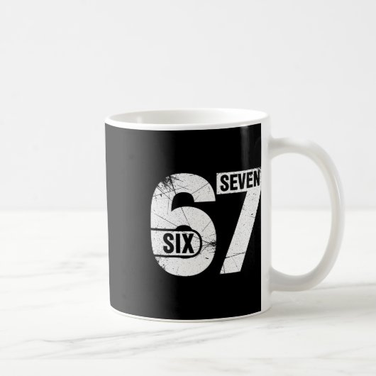 Mug Six Seven 67 Mème drôle (Droite)
