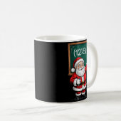 Mug Six Seven 67 Meme Santa Math Teacher Christmas Men (Devant droit)