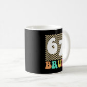 Mug Six Seven 6 7 Bruh Mème Drôle (Devant droit)