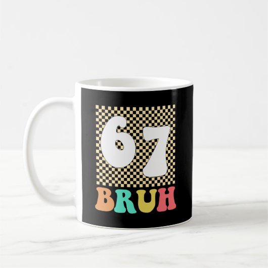 Mug Six Seven 6 7 Bruh Mème Drôle (Gauche)