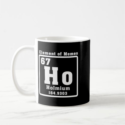 Mug Six Seven 6 7 Funny Number Meme  (Gauche)