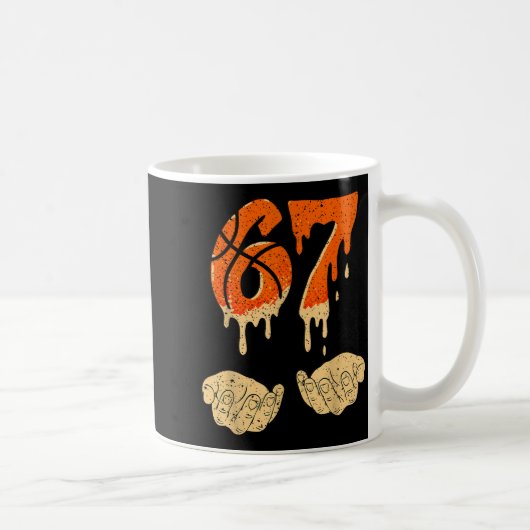 Mug Six Seven 6 7 Gen Alpha Slang Basketball Ice Cream (Droite)