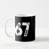 Mug Six Seven 6 7 Mème Drôle Numéro 67 Allons Envoyer (Gauche)