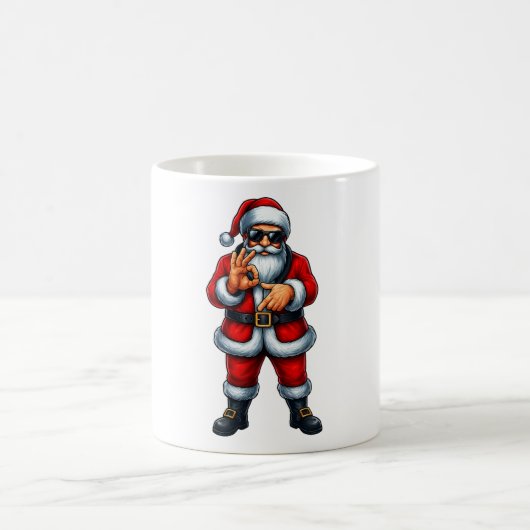 Mug Six Seven 6 7 Mème Santa Noël (Centre)