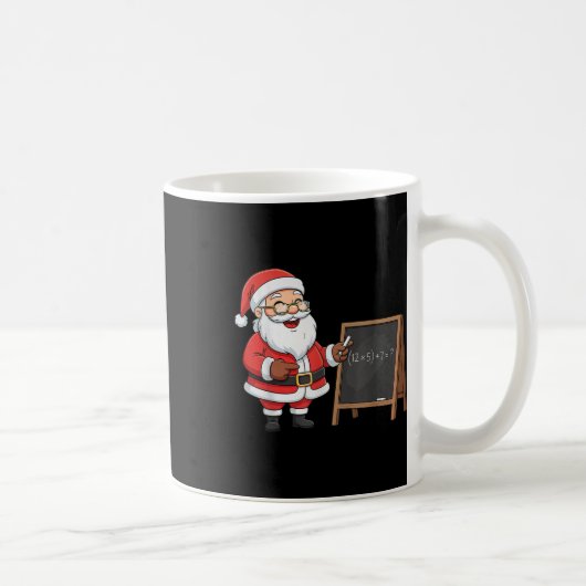 Mug Six Seven 6 7 Mème Santa Noël Xmas Professeur Nu (Droite)