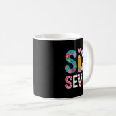 Mug Six Seven 6 7 Meme Teacher  (Devant droit)