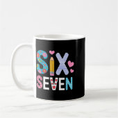 Mug Six Seven 6 7 Meme Teacher  (Gauche)