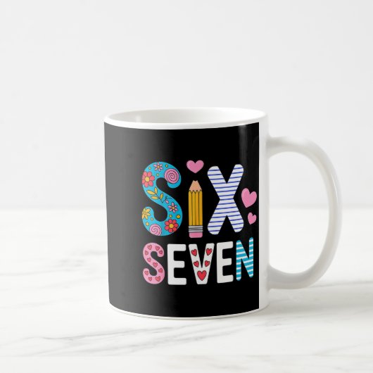 Mug Six Seven 6 7 Meme Teacher  (Droite)
