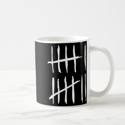 Mug Six Seven 6 7 Tally Marks 67 Meme 6-7 Numbers Funn (Droite)