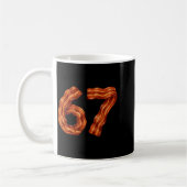 Mug Six Seven Bacon Cool Meme 67 Funny Number  (Gauche)