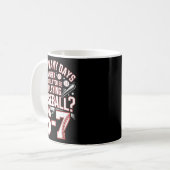 Mug Six Seven Baseball Meme How Many Days 6-7  (Devant gauche)