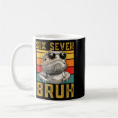 Mug Six Seven Bruh 67 6 7 Meme Funny Sungles Bearded D (Gauche)