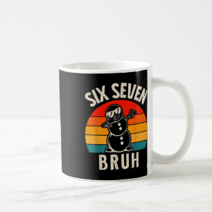 Mug Six Seven Bruh Bonhomme de Neige 67 Mème Six Seven