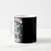 Mug Six Seven Bruh Dabbing Raccoon Funny Christmas 6 7 (Devant gauche)