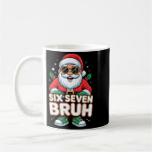 Mug Six Seven Bruh Funny Santa Christmas 67 Gen Alpha (Gauche)