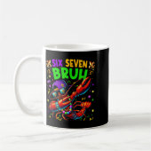 Mug Six Seven Bruh Mardi Gras Dabbing Crawfish Men Wom (Gauche)