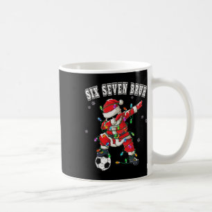 Mug Six Seven Bruh Noël Football Santa Dabant Drôle