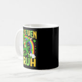 Mug Six Seven Bruh Saint-Patrick Leprechaun Dabbing (Devant gauche)