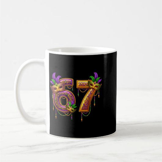 Mug Six Seven Carnaval Festival 67 Meme Funny Mardi Gr (Gauche)