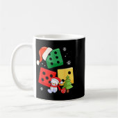 Mug Six Seven Christmas Three Dice Santa Hat 67 Meme (Gauche)
