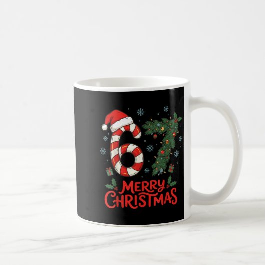 Mug Six Seven Funny 6 7 Meme Christmas  (Droite)