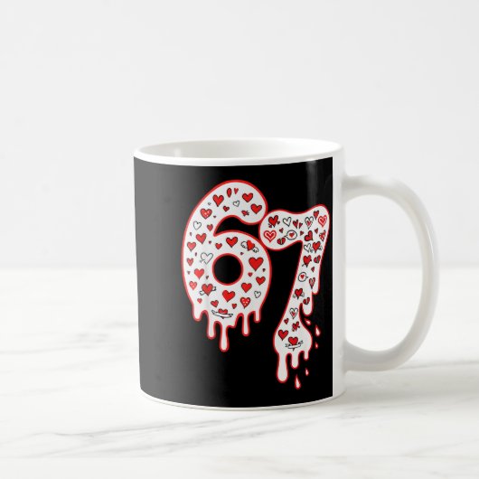 Mug Six Seven Gen Alpha Ice Cream Drip Valentines Day (Droite)