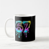 Mug Six Seven Ice Cream Drip Cool Meme 67 Funny 6 7 Bo (Gauche)