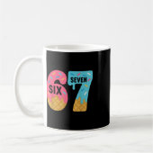 Mug Six Seven Ice Cream Drip Cool Meme 67 Funny Drippi (Gauche)