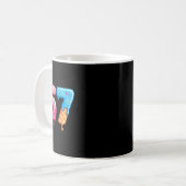 Mug Six Seven Ice Cream Drip Cool Meme 67 Funny Number (Devant gauche)