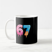 Mug Six Seven Ice Cream Drip Cool Meme 67 Funny Number (Gauche)