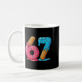 Mug Six Seven Ice Cream Drip Cool Meme 67 Funny Number (Gauche)