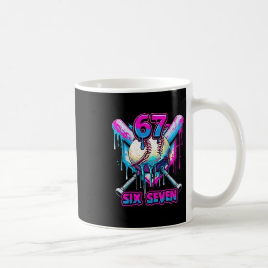 Mug Six Seven Ice Cream Drip Gen Alpha Argot Tendance (Droite)