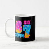 Mug Six Seven Ice Cream Drip Meme 67 Funny Gen Alpha S (Gauche)