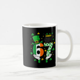 Mug Six Seven Meme 67 Saint-Patrick Hommes Femmes