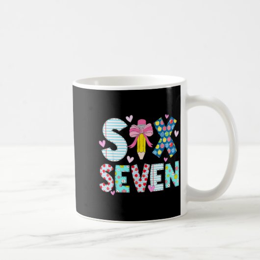 Mug Six Seven Meme 67 Teacher Women Students Kids 6-7 (Droite)