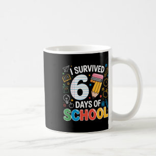 Mug Six Seven Meme a survécu 67 jours d'école Étudiant