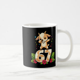 Mug Six Seven Meme Bébé Chèvre Dabbing 67 Drôle Gen Z