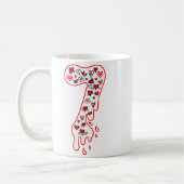 Mug Six Seven Meme Number 7 Couples Matching Valentine (Gauche)