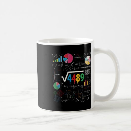 Mug Six Seven Prof de maths 67 Meme Racine carrée 4489 (Droite)