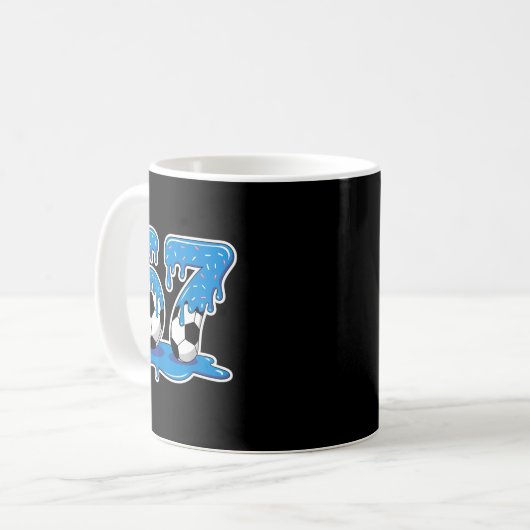 Mug Six Seven Soccer Ice Cream Drip Funny Design  (Devant gauche)
