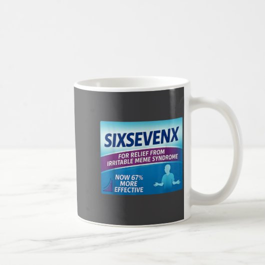 Mug Sixsevenx Relief From Meme Numbers Parody Teacher (Droite)